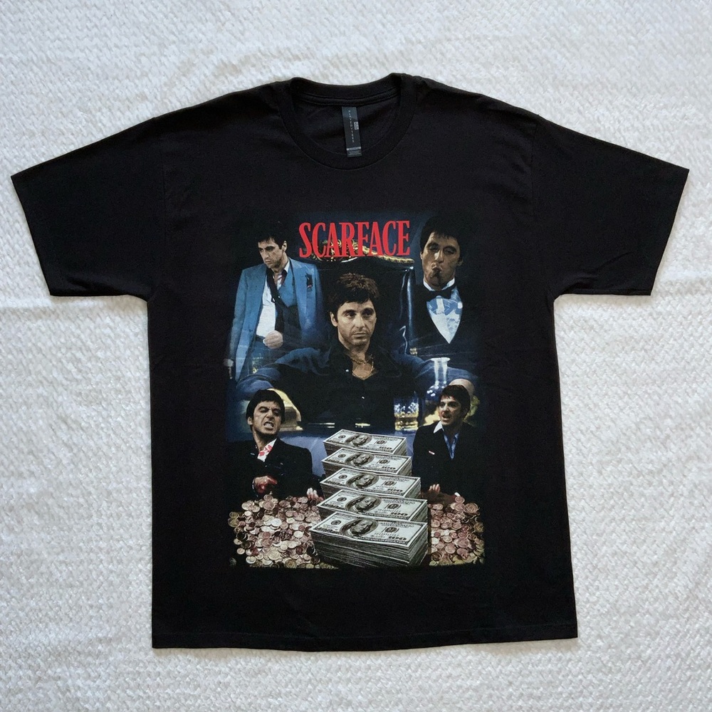 Playerytees ScarFace ‘’money stack’’ shirt